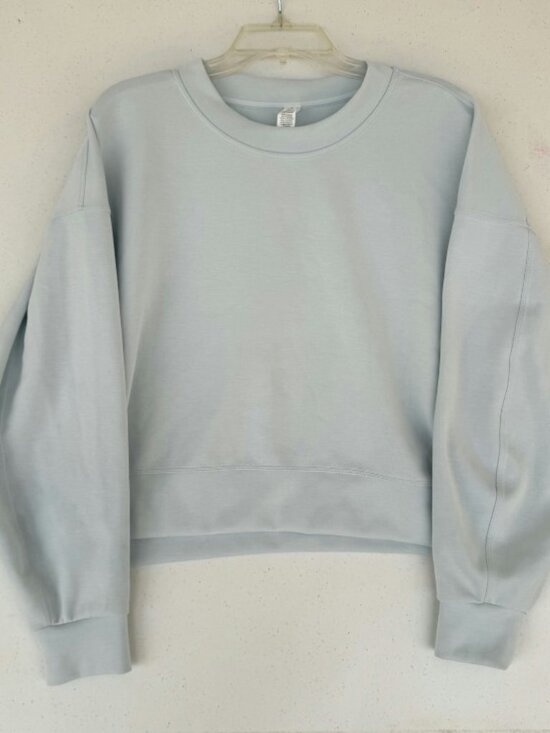 lululemon athletica Tops - Lululemon Perfectly Oversized Cropped Crew Sweatshirt Women's 10